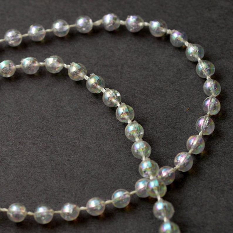 4mm 30 Yards Faux Pearlized Beads on a String Pearl Trim for Etsy