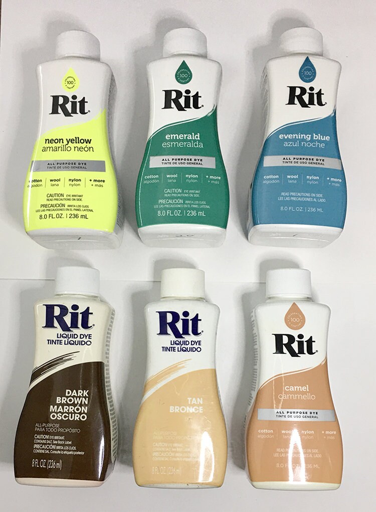 Rit All-Purpose Liquid Dye, 8 Ounce, Black (Hr pck)