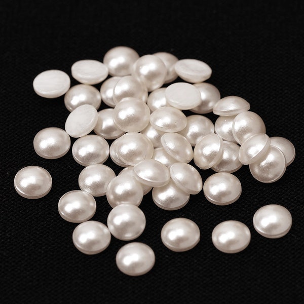 SS16 (4mm) Swarovski Crystal 2080/4 Cabochon Pearl Hotfix Flat Back by 72 pcs, 5 colors