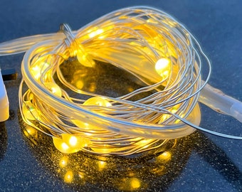 USB Powered Fairy String Lights for Party Wedding Patio Decorative Window Table Decoration, 1 Pack, EJ-2051