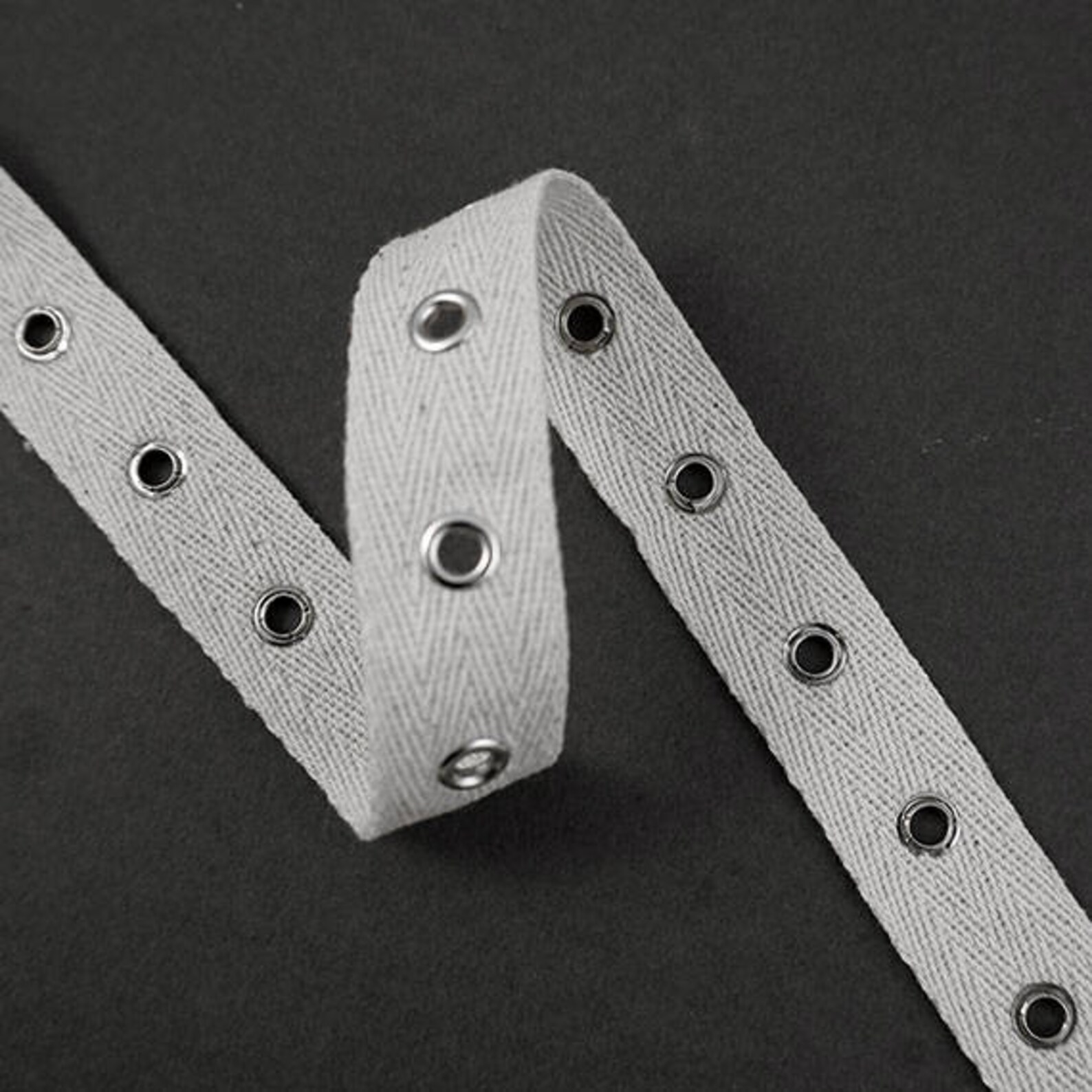 4mm Eyelet Twill Tape Trim by 2yards 5 Colors TR11160 Etsy