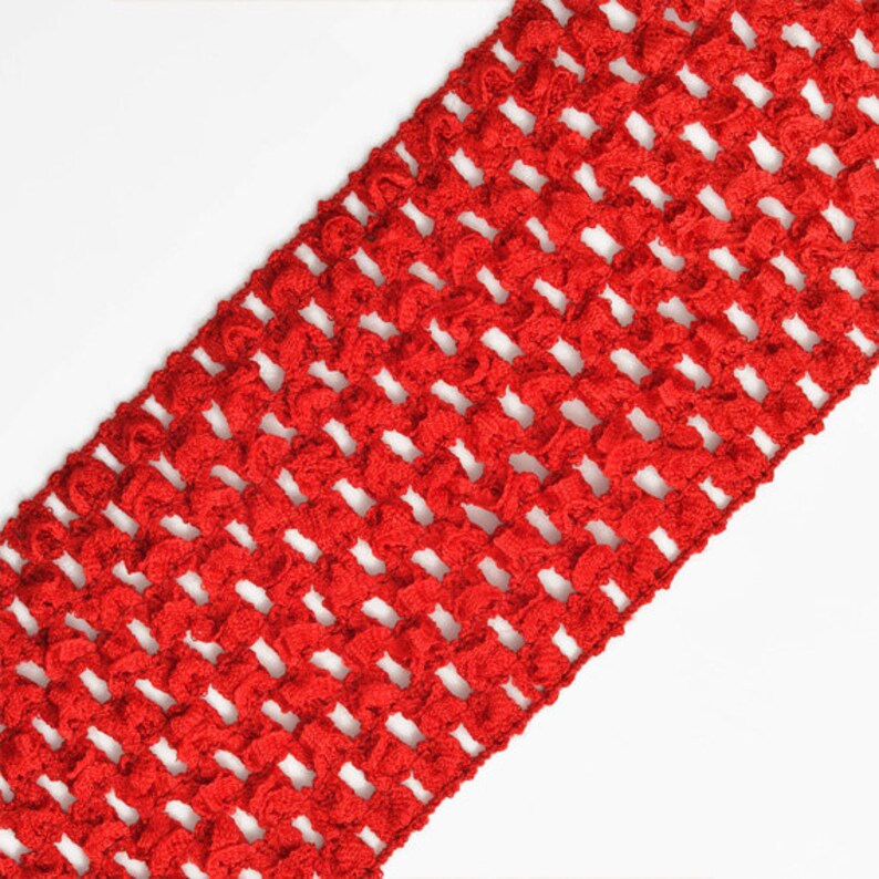 23/4 Crochet Stretch Trim by 1yard Black Purple Etsy