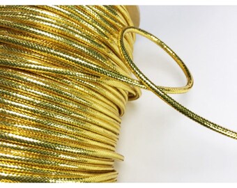 Gold Teemico 218 Yards Metallic Cord Thread Tinsel String Craft Making Cord for for Jewelry Gift Tags Gold Teemico 218 Yards Metallic Cord Thread Tinsel String Craft Making Cord for for Jewelry Gift Tags