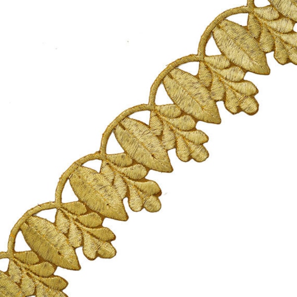 Gold Leaf Trim Etsy