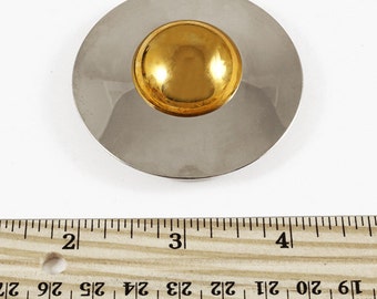 2-3/4'' Flying Saucer Shaped Metal Belt Buckle by 1 pc, LT-5514A