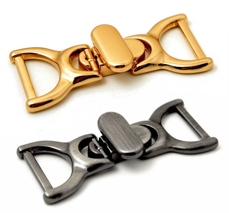 Metal Closure Buckle, Metal Clasps for handbag, shoes, fashion accessories, 1 Set, TR-11147 image 1