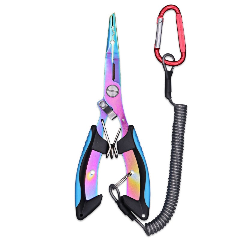 Stainless Steel Fishing Pliers Fishing Multi Tool for Split Ring, Hook  Remover, Crimping Tool and Line Cutter by 1-pack, EJ-2019 