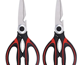 Crude Large 3.5 in Heavy Duty Asian Carbon Steel Kitchen Shears