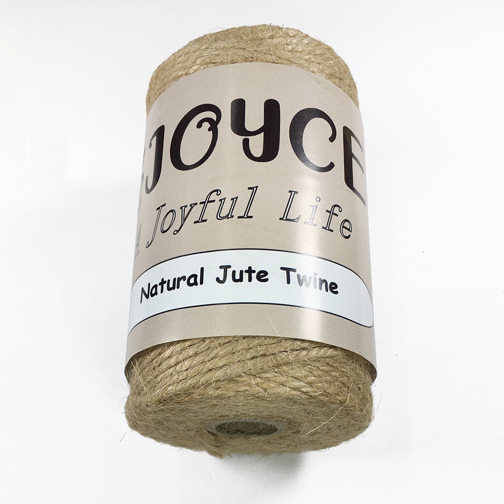 Natural Jute Twine String Cord 3 Ply Rope 700 Ft 2mm Rolls Craft Burlap  Crafts 2