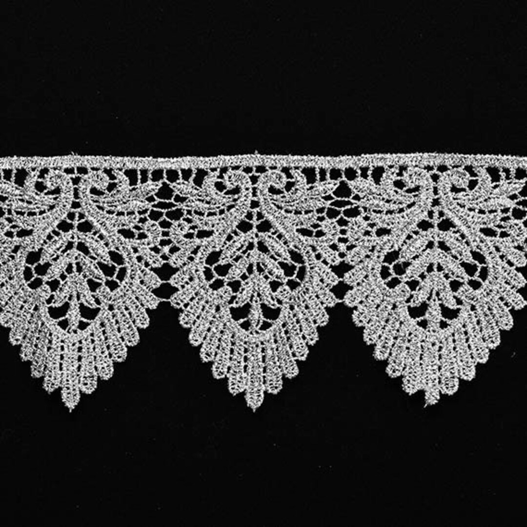 Metallic Lace Trim for Bridal, Costume or Jewelry, Crafts and Sewing, 3 ...