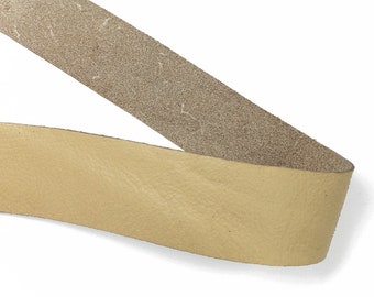 20mm (13/16") Genuine leather Soft Thin Trim, Beige, Rust, SP-2808