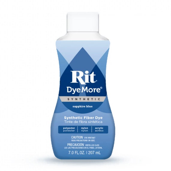 Rit DyeMore Synthetic Liquid Dye, 12 Pack, Sapphire Blue