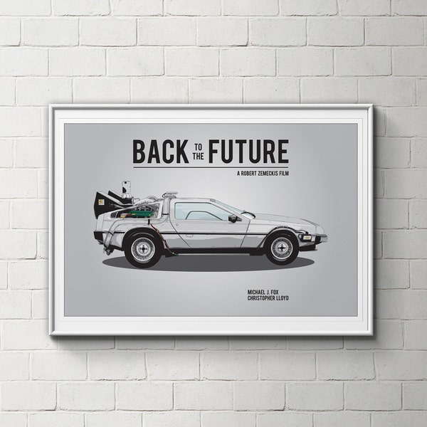 Back To The Future Poster - Movie Poster 12 x 18