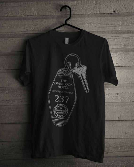 Solid T-Shirts for Men The Shining T-Shirt Overlook Hotel Tee Ghost ...