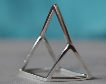 Optical Illusion Geometric Necklace - Mathematical Jewellery