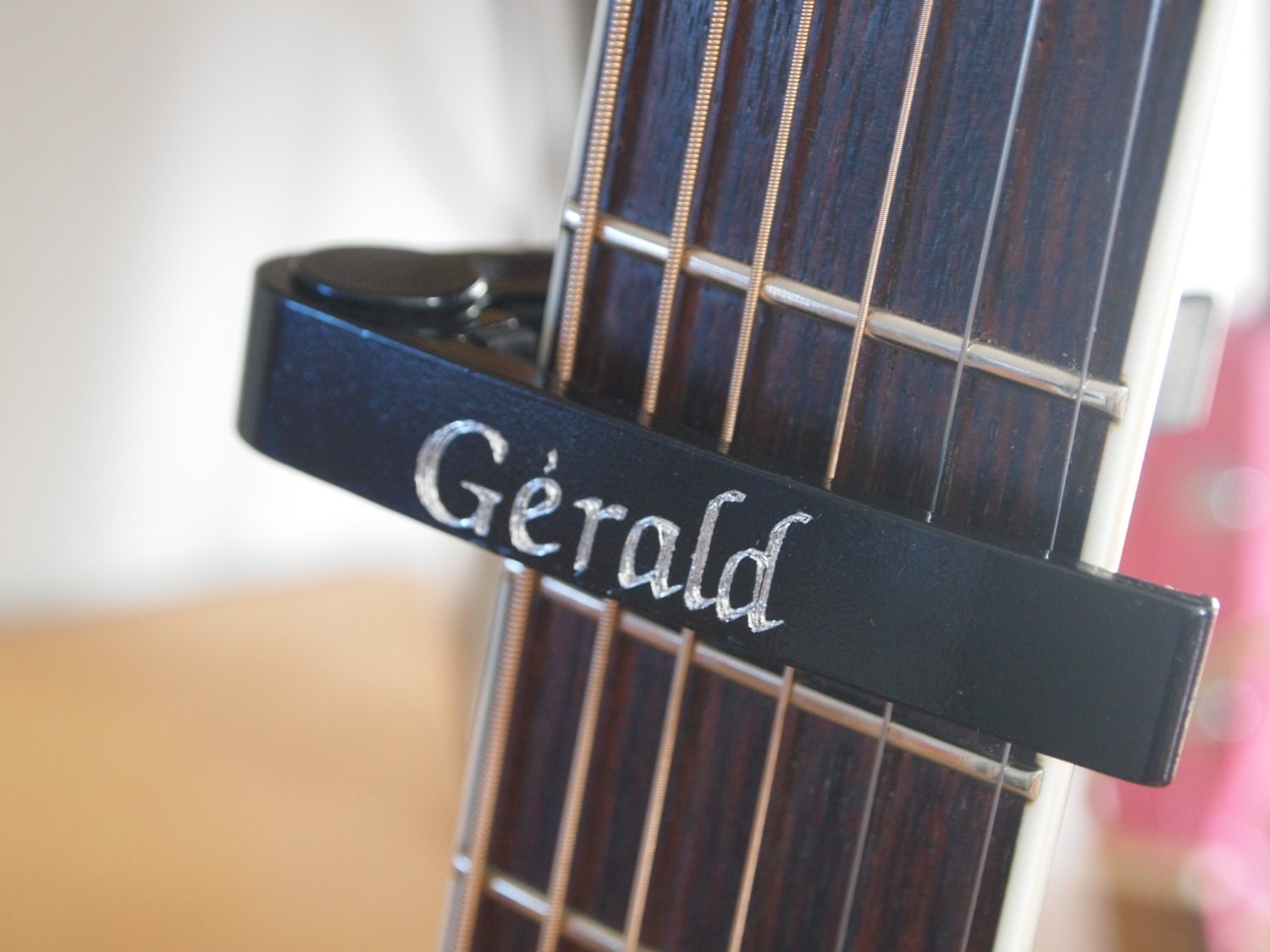 Personalised Guitar Capo Engraved Musician Gift Etsy