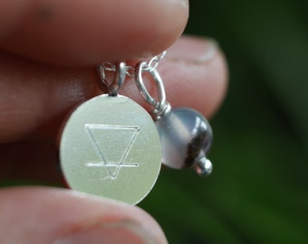 Alchemy Symbol Necklace- Alchemy Four Elements Pendant Jewellery