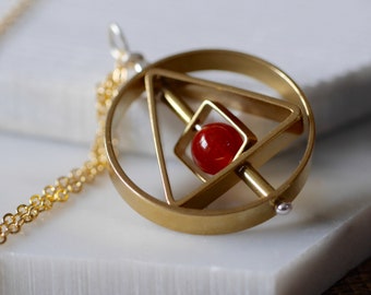 Philosopher's Stone Fidget Necklace - Alchemy Jewellery