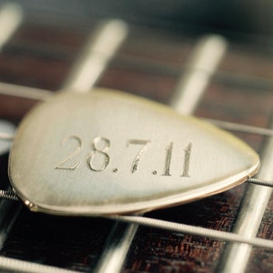 Personalised Guitar Pick Musician Gift -Engraved  Guitar Plectrum