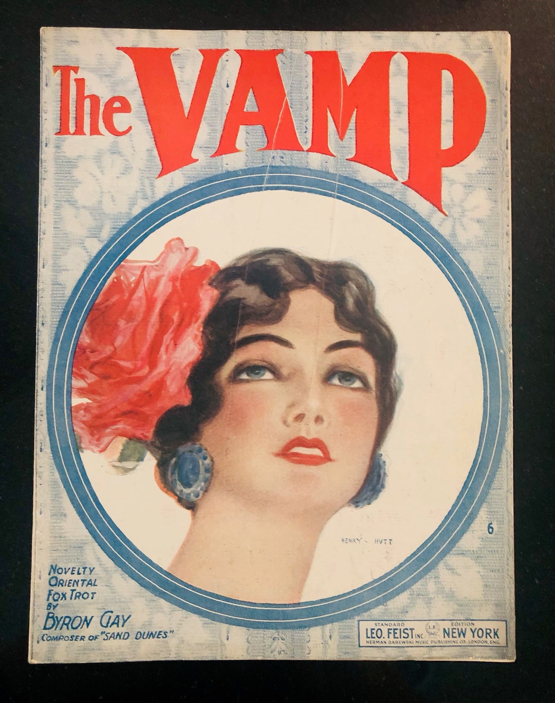 The Vamp Vintage Piano Sheet Music Novelty Oriental Fox - Etsy