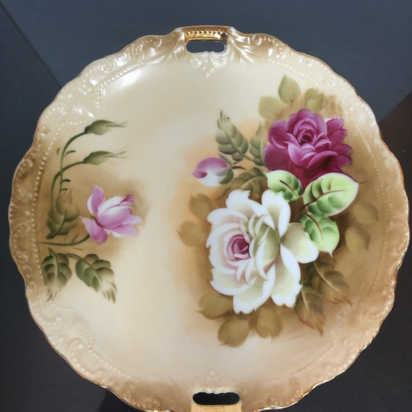 Hand Painted Plate Etsy