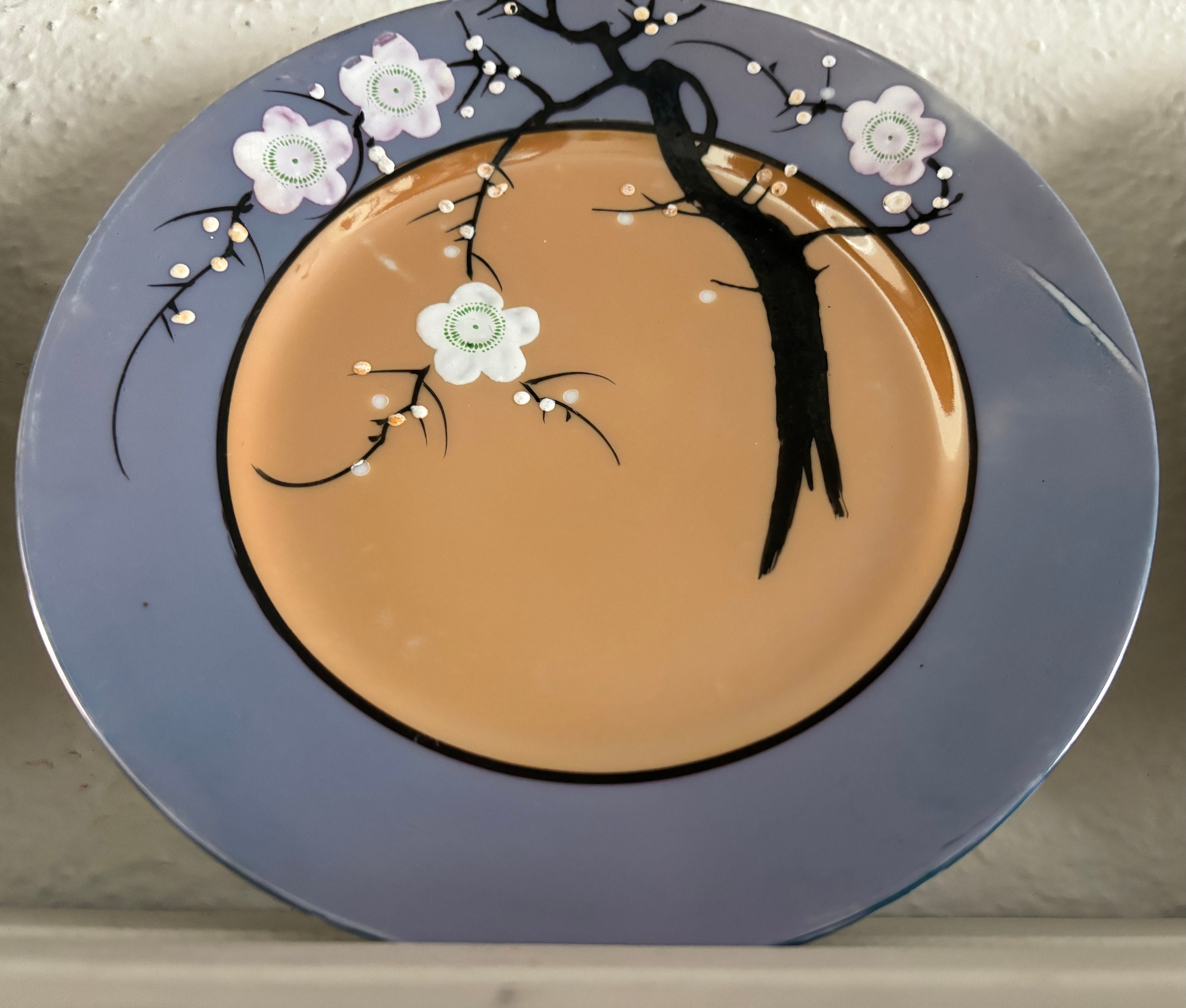 手描き陶器ボトル 花模様 海外【手描き陶器】日本手描き青花瓶 - ショップ GOOD TIME