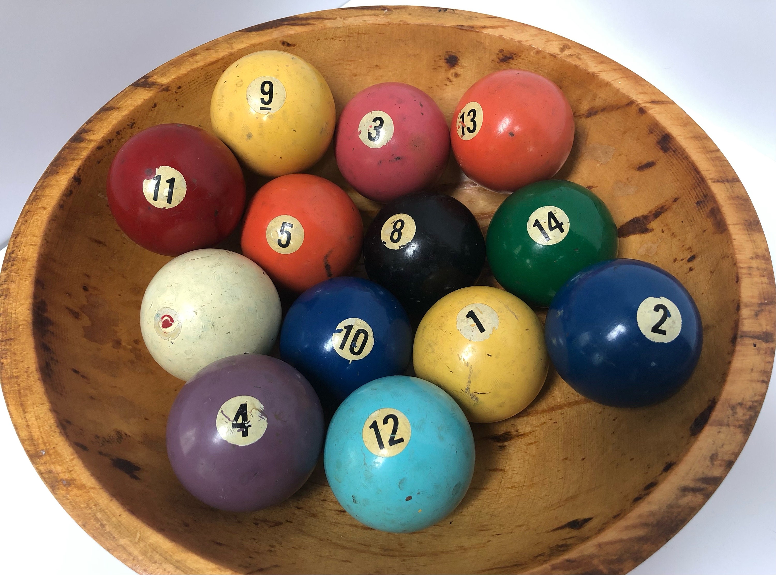 Classic Sport Official Size Billiard Pool Ball Set with Cue Ball