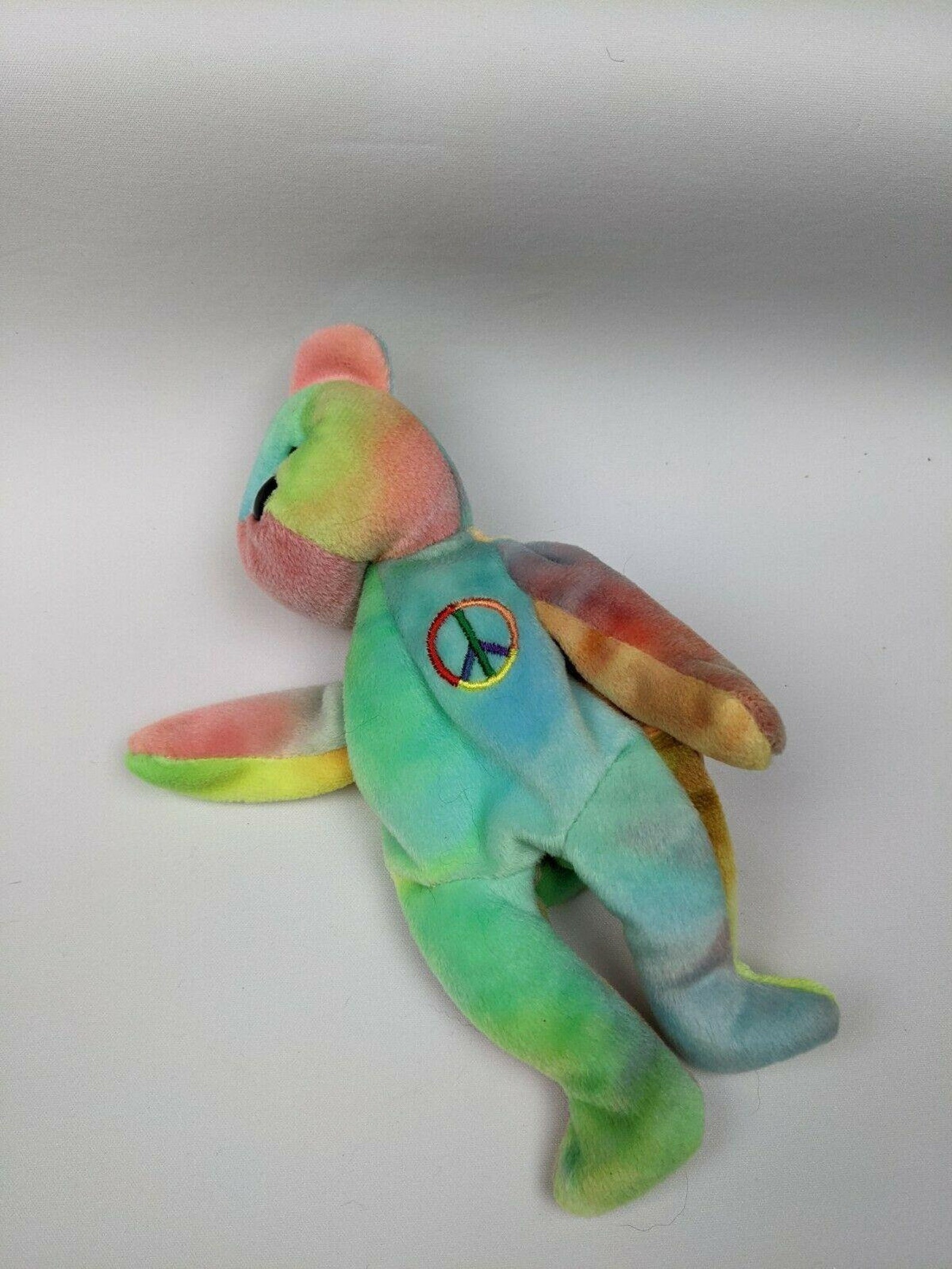 Tie-dyed Peace Ty Small Beanie Baby | Etsy
