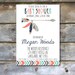 Tribal Baby Shower Invitation, Aztec Baby Shower Invitation, Tribal ...