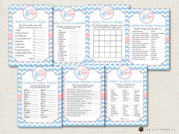 Twin Baby Shower Games Twin Baby Shower Games