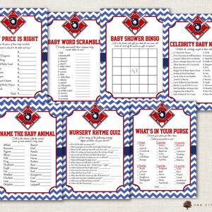 Baseball Baby Shower Games - Baseball Shower Games, Vintage Baseball ...