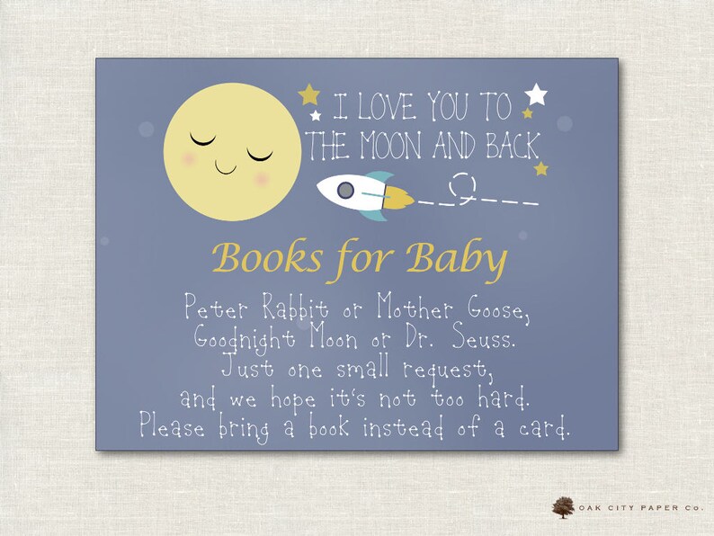 Love You to the Moon and Back Books for Baby Bring a Book Etsy