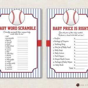Baseball Baby Shower Games Baseball Shower Games, Vintage Baseball ...
