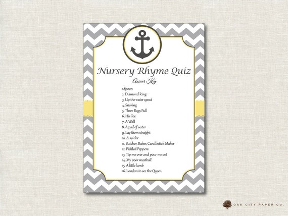 Nautique De La Comptine Bebe Douche Jeu De Quiz Jeu De Etsy Nautique De La Comptine Bebe Douche Jeu De Quiz Jeu De Etsy