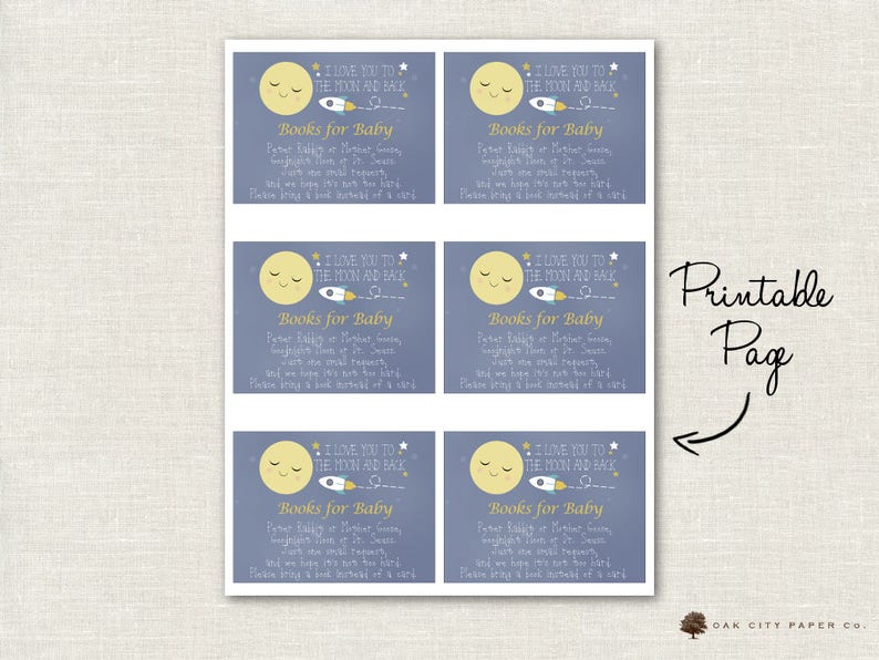 Love You to the Moon and Back Books for Baby Bring a Book Etsy