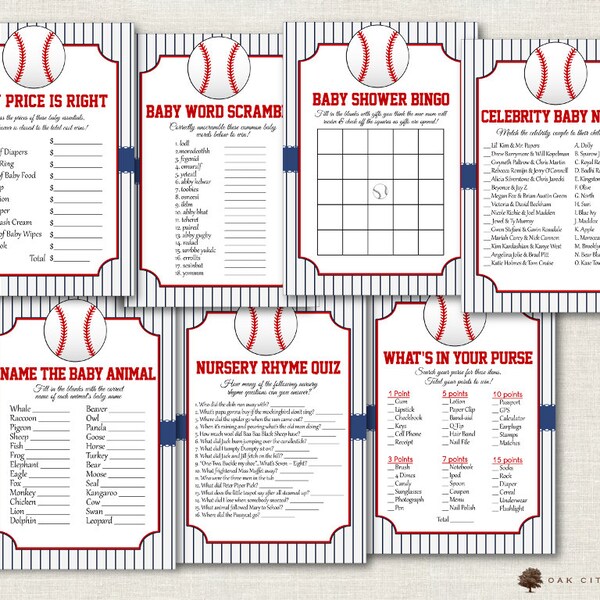 Baseball Baby Shower - Etsy