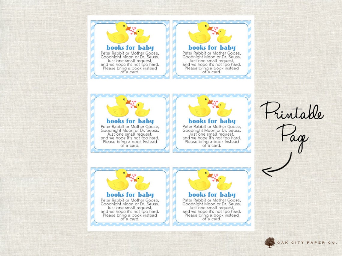 Rubber Ducky Books for Baby Rubber Ducky Bring a Book Instead Etsy