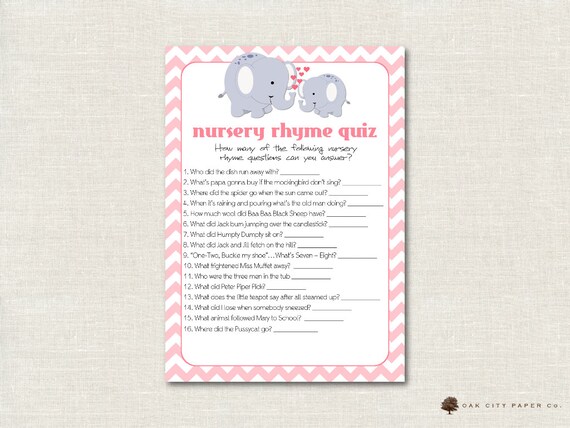 Pink Elephant Comptine Bebe Douche Jeu De Quiz Comptine Quiz Etsy Pink Elephant Comptine Bebe Douche Jeu De Quiz Comptine Quiz Etsy