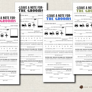 Gay Hochzeit verrückt Lib, Gay Wedding Madlib, Gay Wedding Advice Card, Jungvermählt Beratung Card, Gay Hochzeit Sachverhalte - druckbare, DIY, 8 Farben