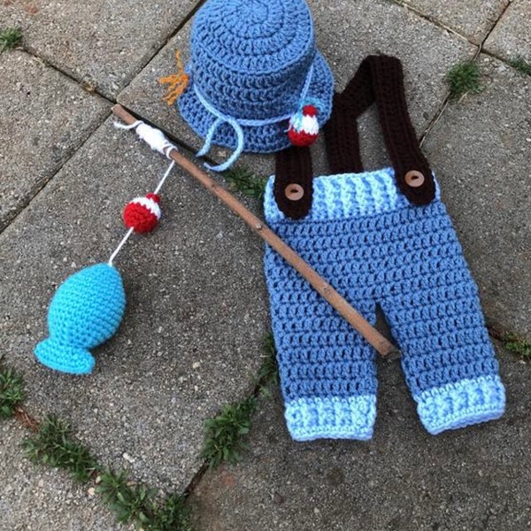 Newborn Fishing Hat Etsy