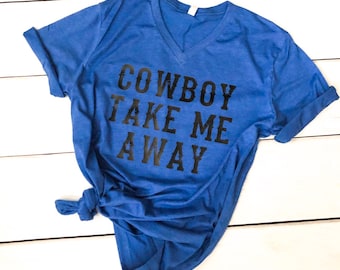 Comical Shirt Mens Cowboy Take Me Away Tank Top