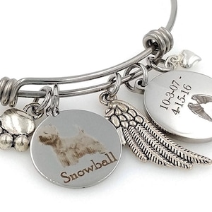 Dog Passing Away Gifts Personalized Westie Memorial Remembrance Jewelry Rainbow Bridge