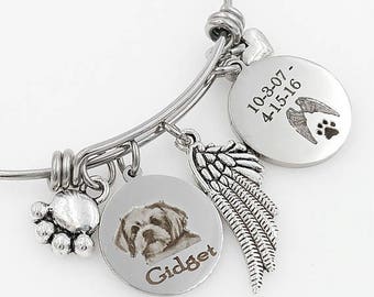 Dog Passing Away Gifts Personalized Maltese Memorial Remembrance Jewelry Rainbow Bridge