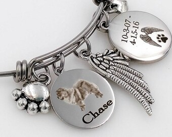 Dog Passing Away Gifts Personalized Chow Memorial Remembrance Jewelry Rainbow Bridge