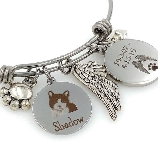 Cat Passing Away Gifts Personalized Tuxedo Black White Memorial Remembrance Jewelry Rainbow Bridge