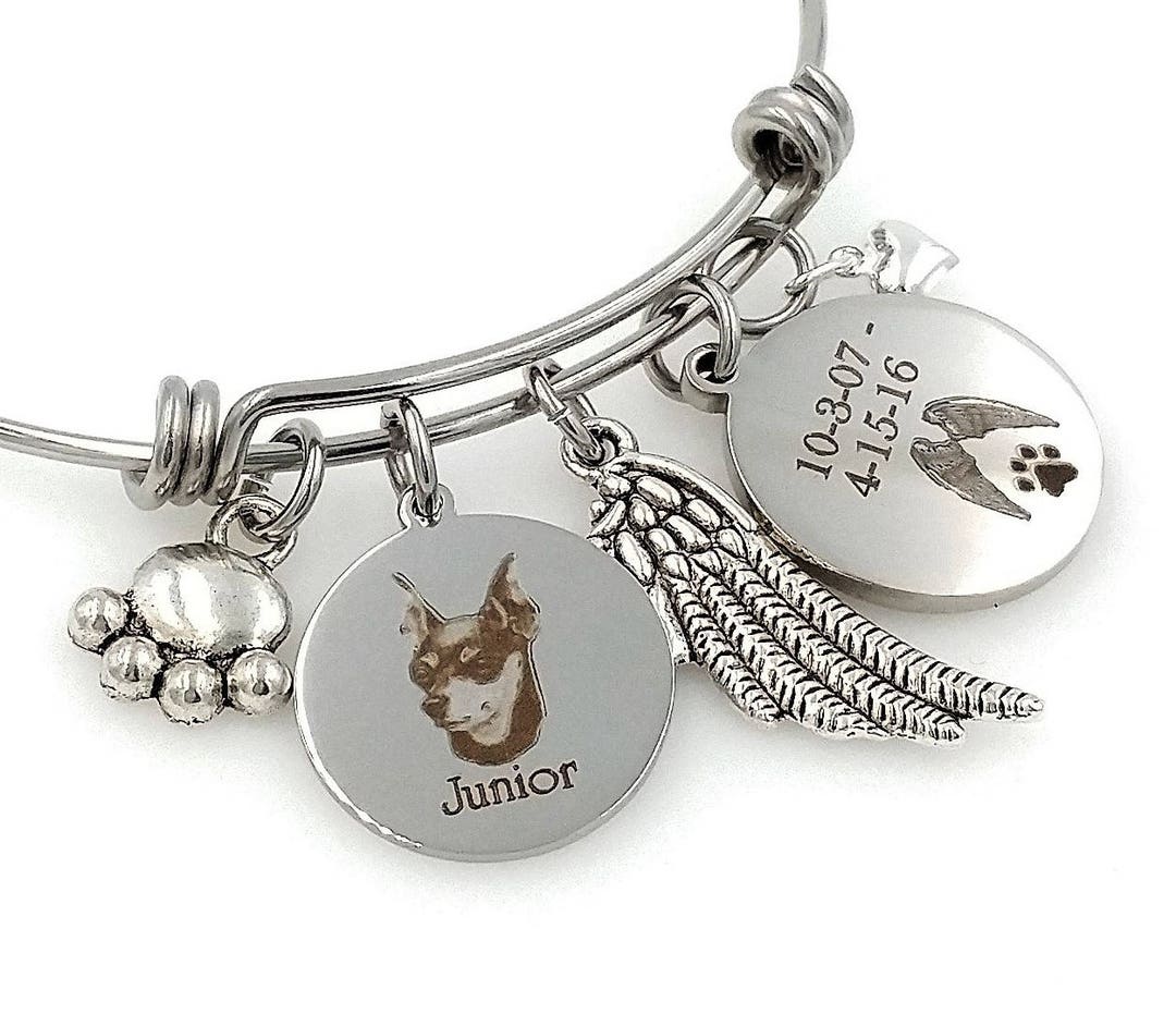 Dog Passing Away Gifts Personalized Min Pin Memorial Etsy