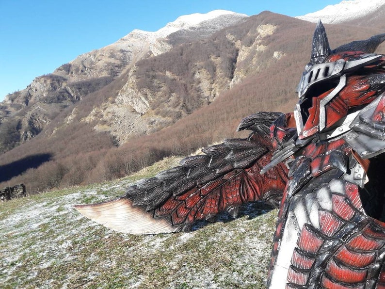 Épée à feu Rathalos du chasseur de monstres image 4