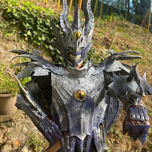 Armadura de cosplay de Monster Hunter Fatalis
