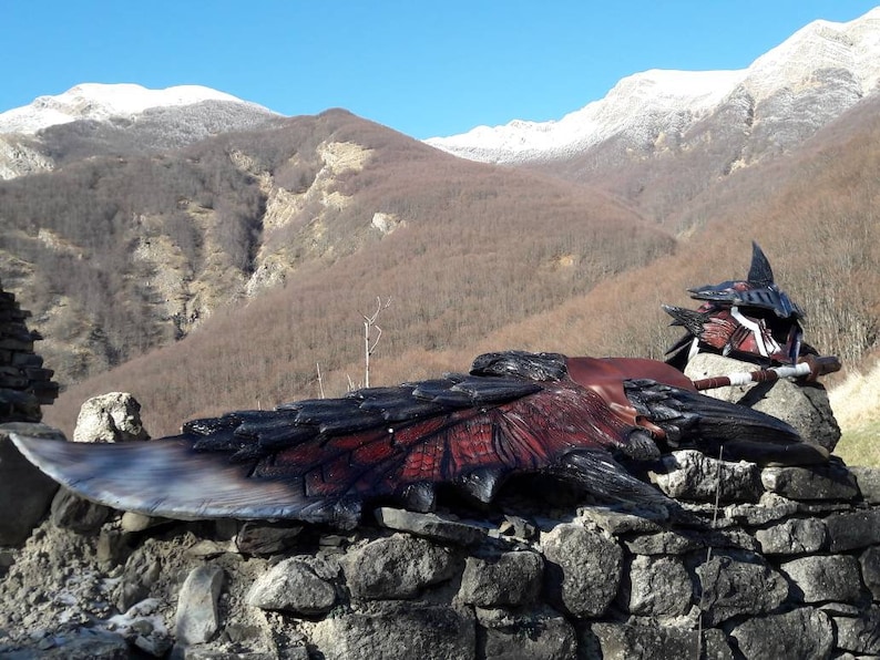 Épée à feu Rathalos du chasseur de monstres image 6