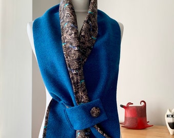 Bufanda Harris Tweed y Liberty.